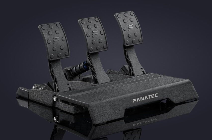 The Best Sim Racing Pedals To Accompany Your Fanatec Setup IN 2025. 12 Product Page top banner CSL Elite Pedals V2 Front angled 1 1280x1280 e1695413299930