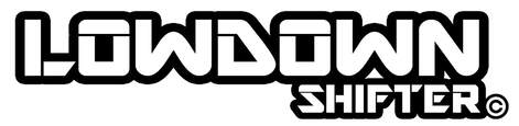 lowdown shifter logo with copyright transparent logo black outline 1