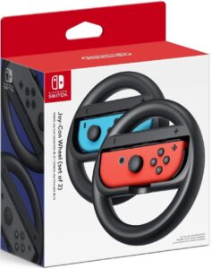 set of 2 joy con wheel controllers
