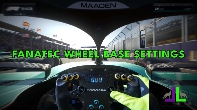 Fanatec wheel base settings for best force feedback