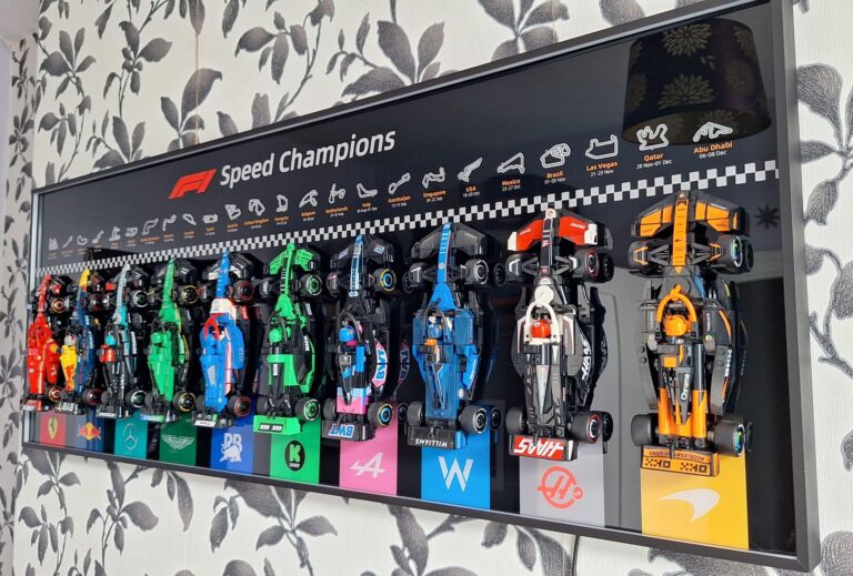 ICUANUTY LEGO Speed Champions Display Review: The Ultimate Owner's Guide (2026) 7 ICUANUTY LEGO Speed Champions Display Wall Frame shipping box before opening