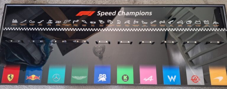 ICUANUTY LEGO Speed Champions Display Review: The Ultimate Owner's Guide (2026) 9 ICUANUTY Display Wall Frame for LEGO Speed Champions before installing LEGO F1 cars