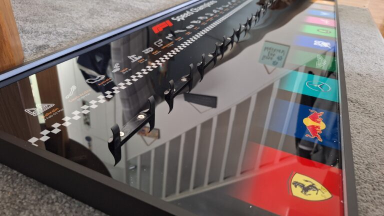 ICUANUTY LEGO Speed Champions Display Review: The Ultimate Owner's Guide (2026) 13 ICUANUTY LEGO Speed Champions display acrylic panel with LEGO car mounting bracket