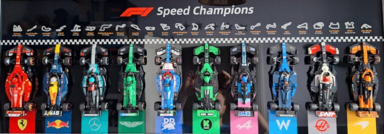 ICUANUTY LEGO Speed Champions Display Review: The Ultimate Owner's Guide (2026) 22 Complete LEGO Speed Champions Formula 1 collection displayed in the ICUANUTY wall frame