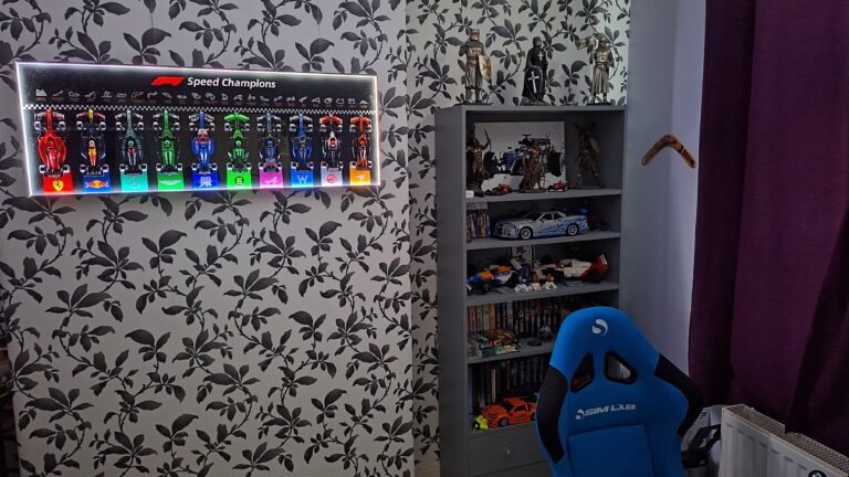 ICUANUTY LEGO Speed Champions Display Review: The Ultimate Owner's Guide (2026) 34 ICUANUTY LEGO Speed Champions Display Wall Frame mounted in games room